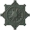 Ekena Millwork Antilles Ceiling Medallion (Fits Canopies up to 6"), 38 1/4"OD x 1 1/2"P, Cloud Burst Crackle CM38ANCBC - alternate 1